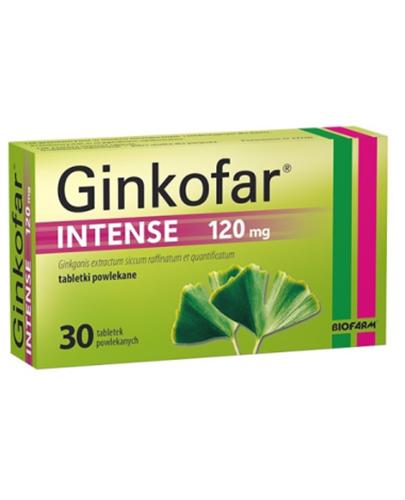 Ginkofar Intense 120 mg, 30 tabletek powlekanych zdjęcie