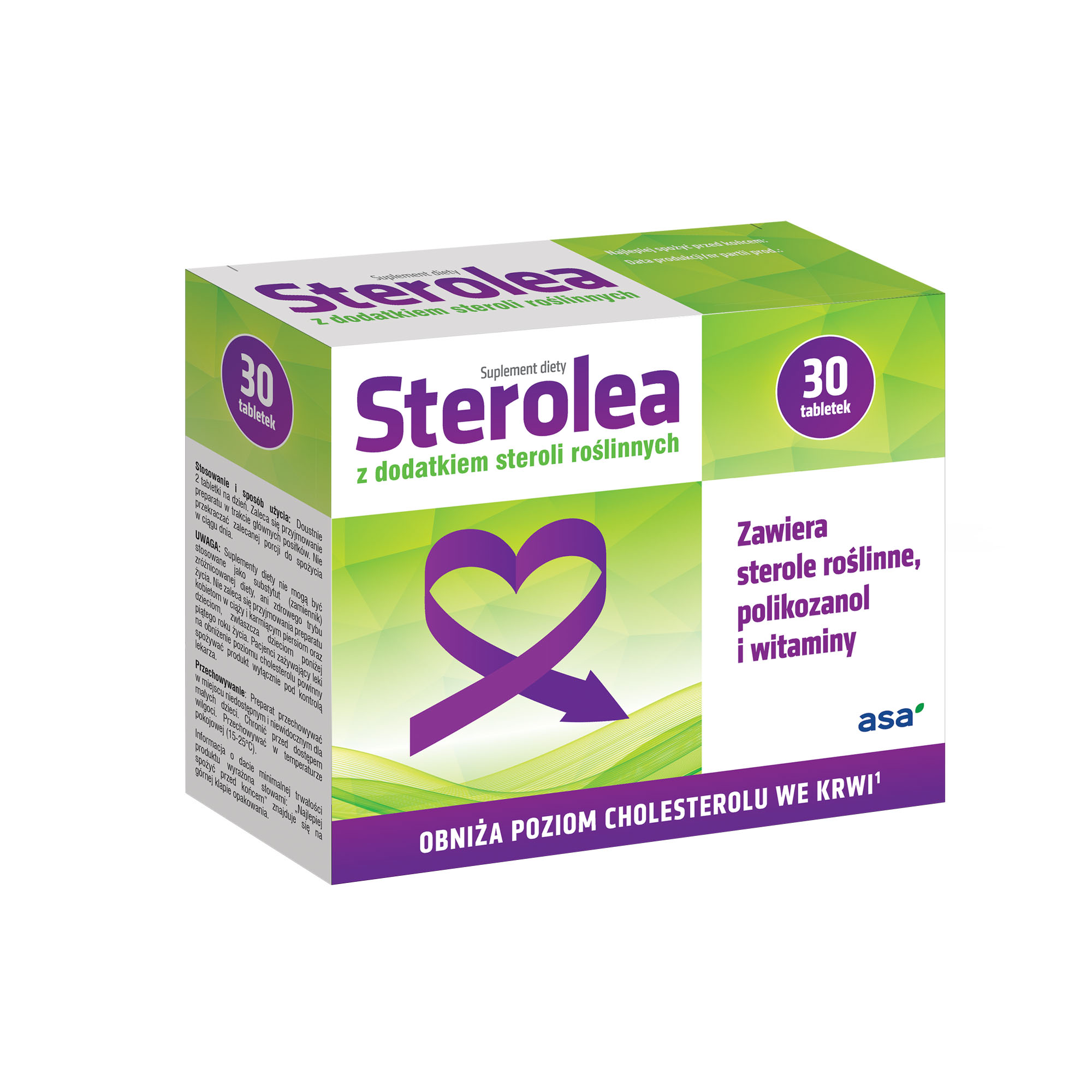 STEROLEA, na cholesterol, 30 tabl.  zdjęcie