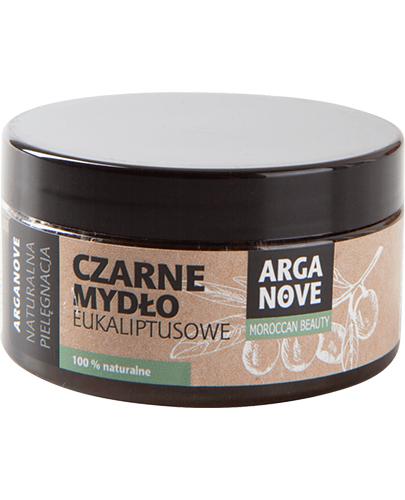 Arganove Czarne mydło eukaliptusowe 100% naturalne, 100 g zdjęcie
