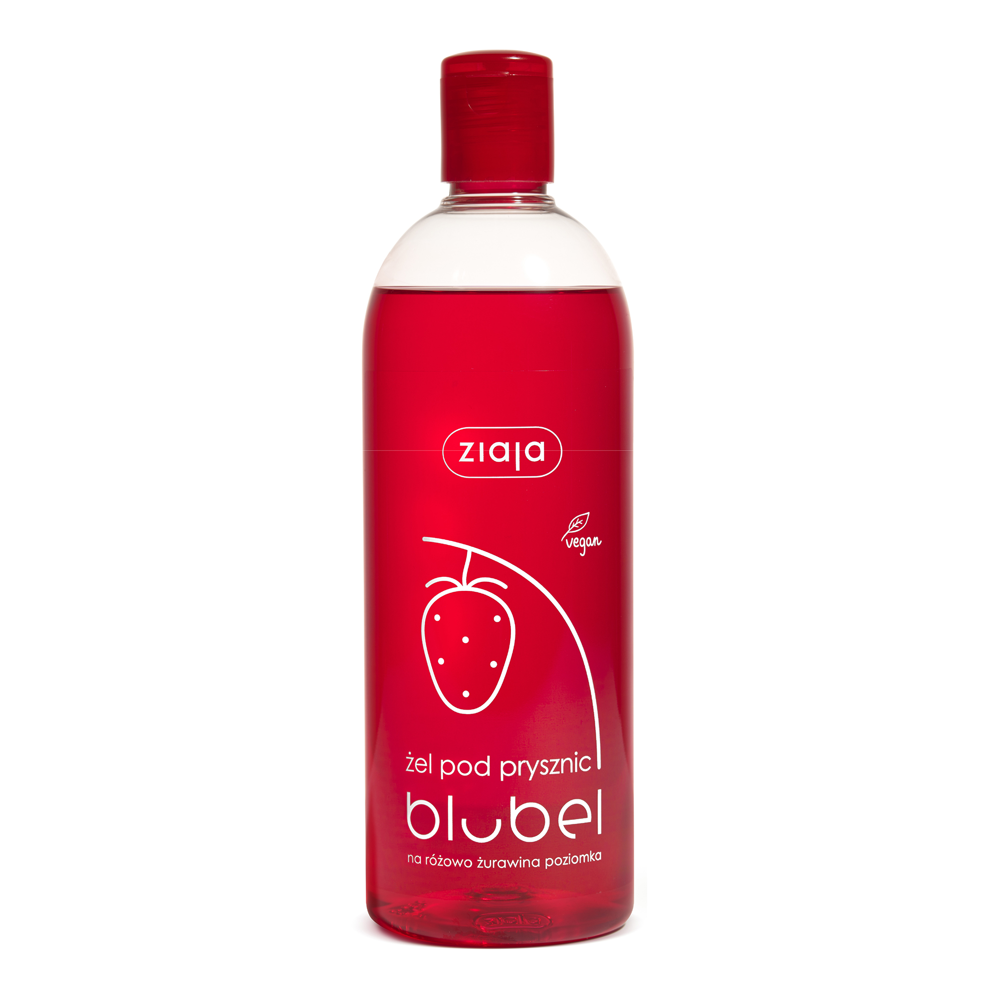 Ziaja Blubel Żel pod prysznic żurawina poziomka, 500 ml zdjęcie