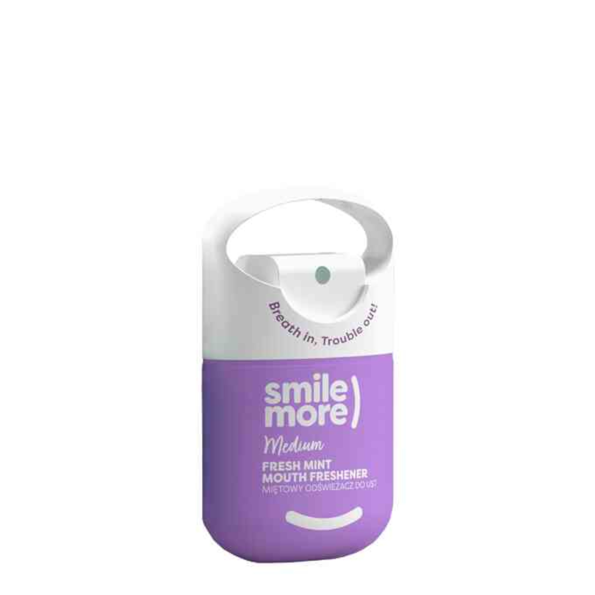 Hiskin smile more medium fresh mint, miętowy odświeżacz do ust, 20 ml zdjęcie