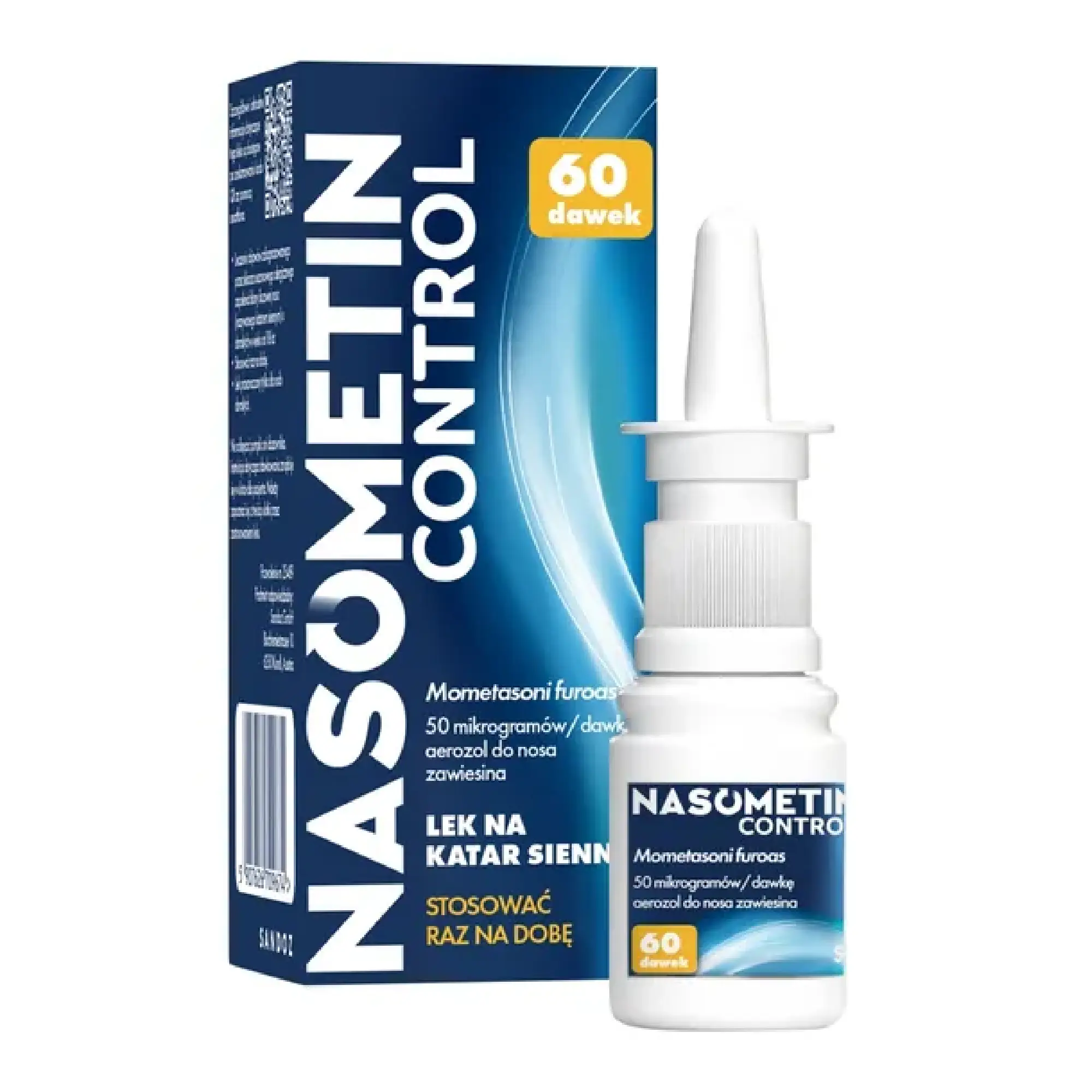 Nasometin Control 50 mcg/dawkę aerozol do nosa, 60 dawek zdjęcie
