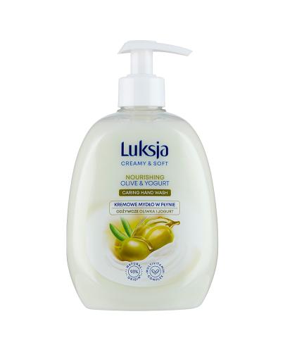 Luksja Creamy&Soft, Kremowe Mydło w płynie, Oliwka i Jogurt, 500 ml zdjęcie