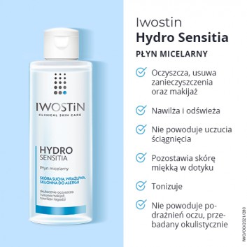 Iwostin Hydro Sensitia Płyn micelarny,215 ml