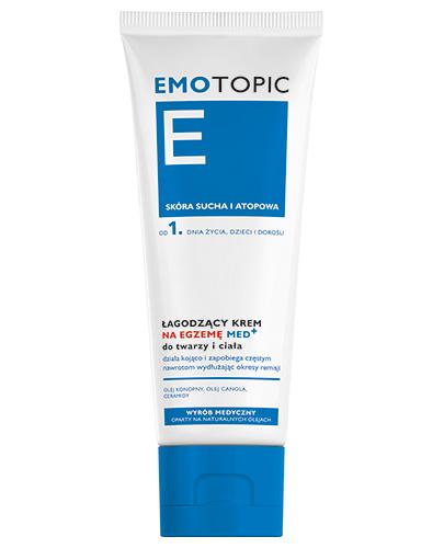 EMOTOPIC ŁAGODZĄCY KREM NA EGZEMĘ MED+ do twarzy i ciała. 75 ml zdjęcie