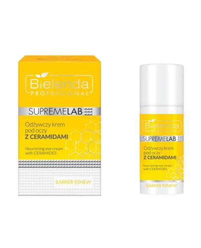 Bielenda Supremelab Barrier Renew Odżywczy Krem pod oczy z ceramidami, 15 ml, cena, opinie, wskazania zdjęcie
