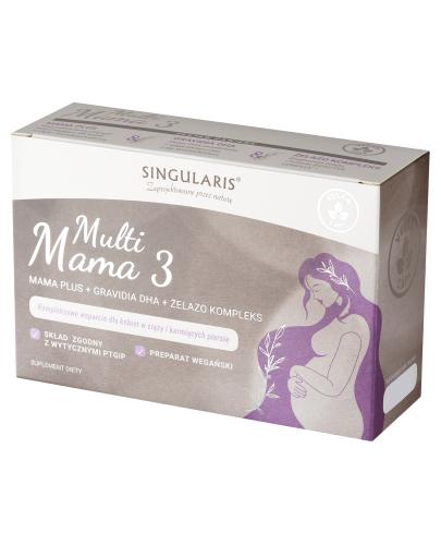 Multi Mama 3 Singularis Superior Zestaw Mama Plus+ Gravidia DHA+ Żelazo Kompleks 3 x 30 sztuk zdjęcie