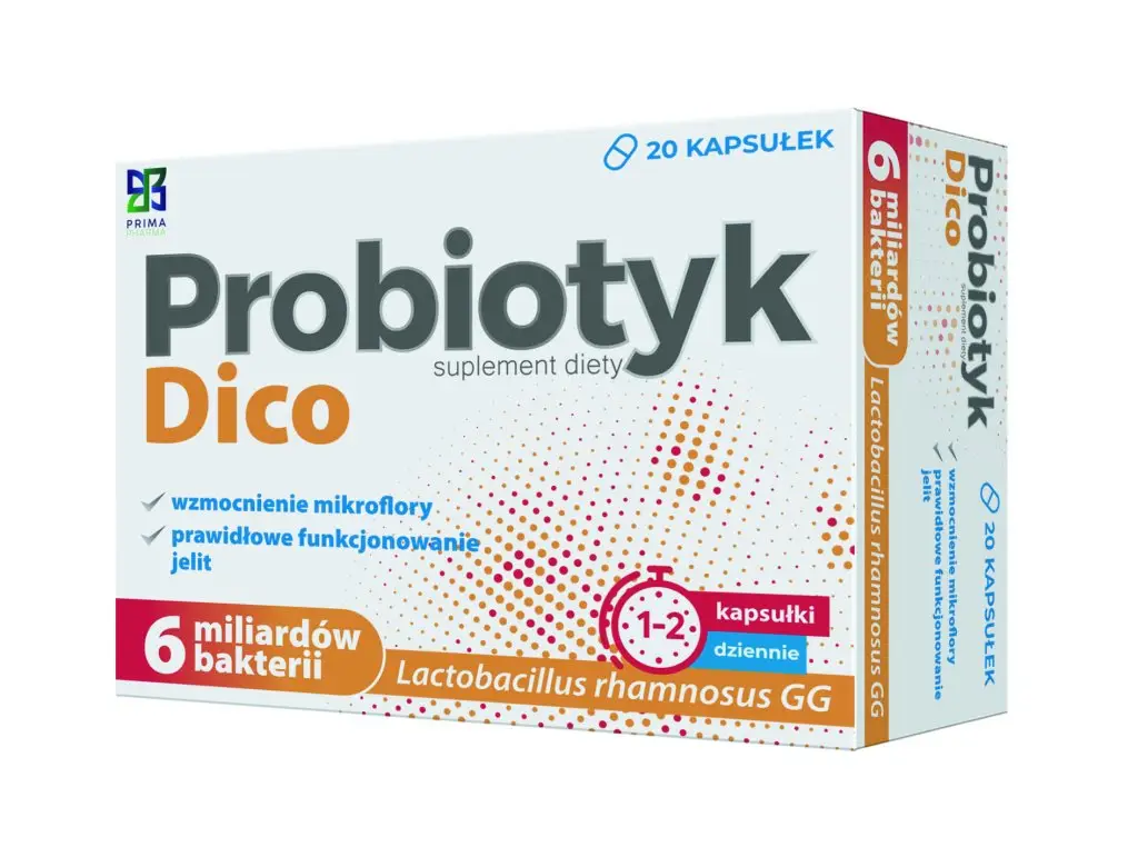 Prima Pharma Probiolac Dico, kapsułki, 20 sztuk zdjęcie