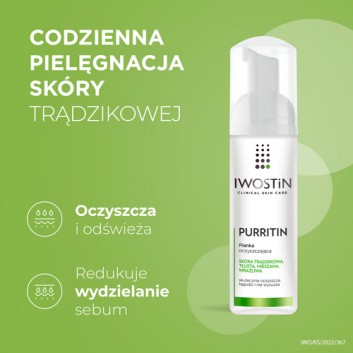 Iwostin Purritin pianka oczyszczająca 165 ml