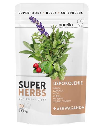 PURELLA Superfoods Mieszanka ziół Uspokojenie i Wyciszenie, 20 saszetek x 1,75 g zdjęcie