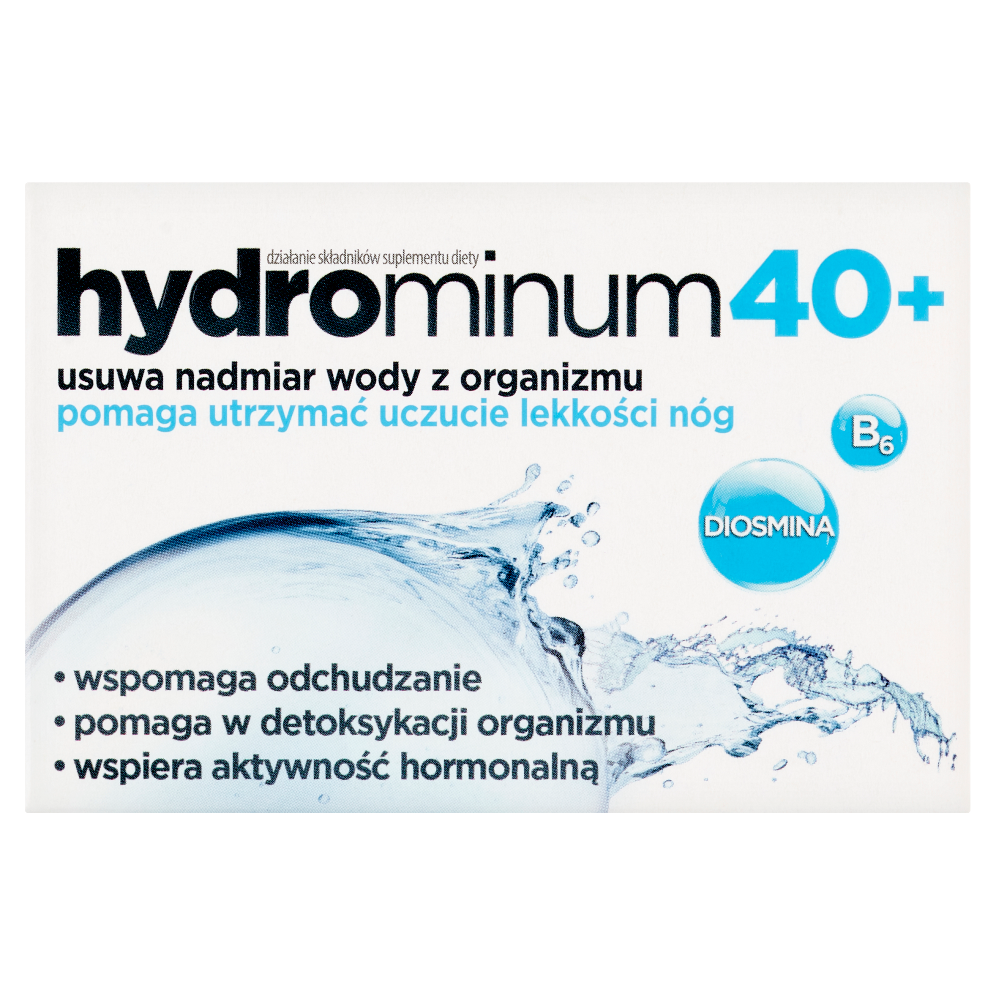 Hydrominum 40+, tabletki, 30 sztuk zdjęcie