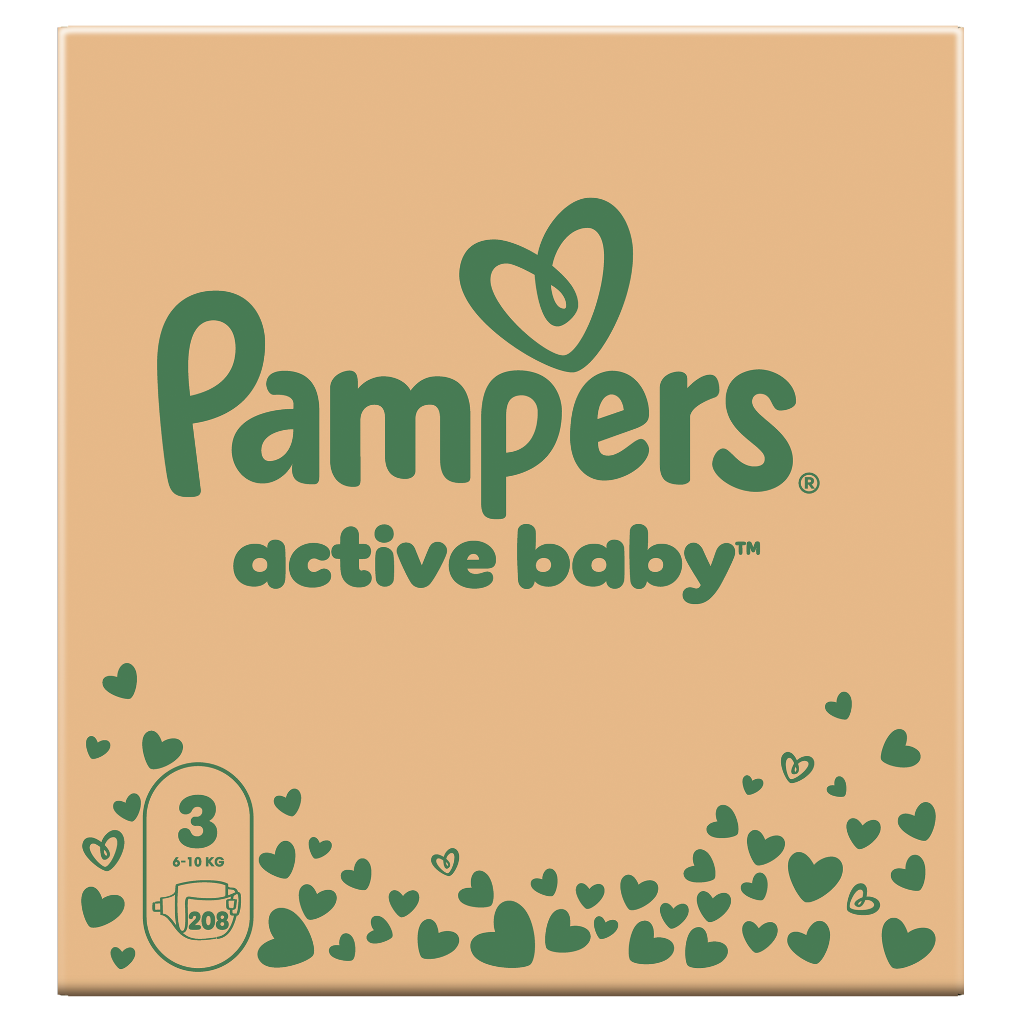 Pampers Pieluchy Active Baby rozmiar 3, 208 sztuk pieluszek - cena, opinie, wskazania zdjęcie