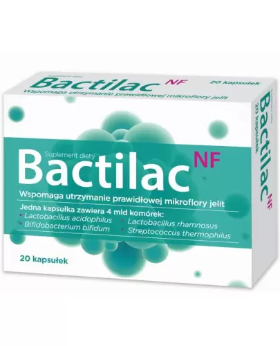 BACTILAC NF, kapsułki, 20 sztuk zdjęcie