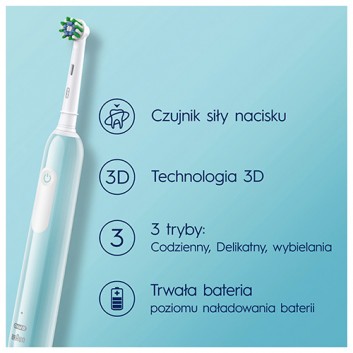 Oral-B Pro Series 1 Niebieska i czarna szczoteczka elektryczna, 2 sztuki
