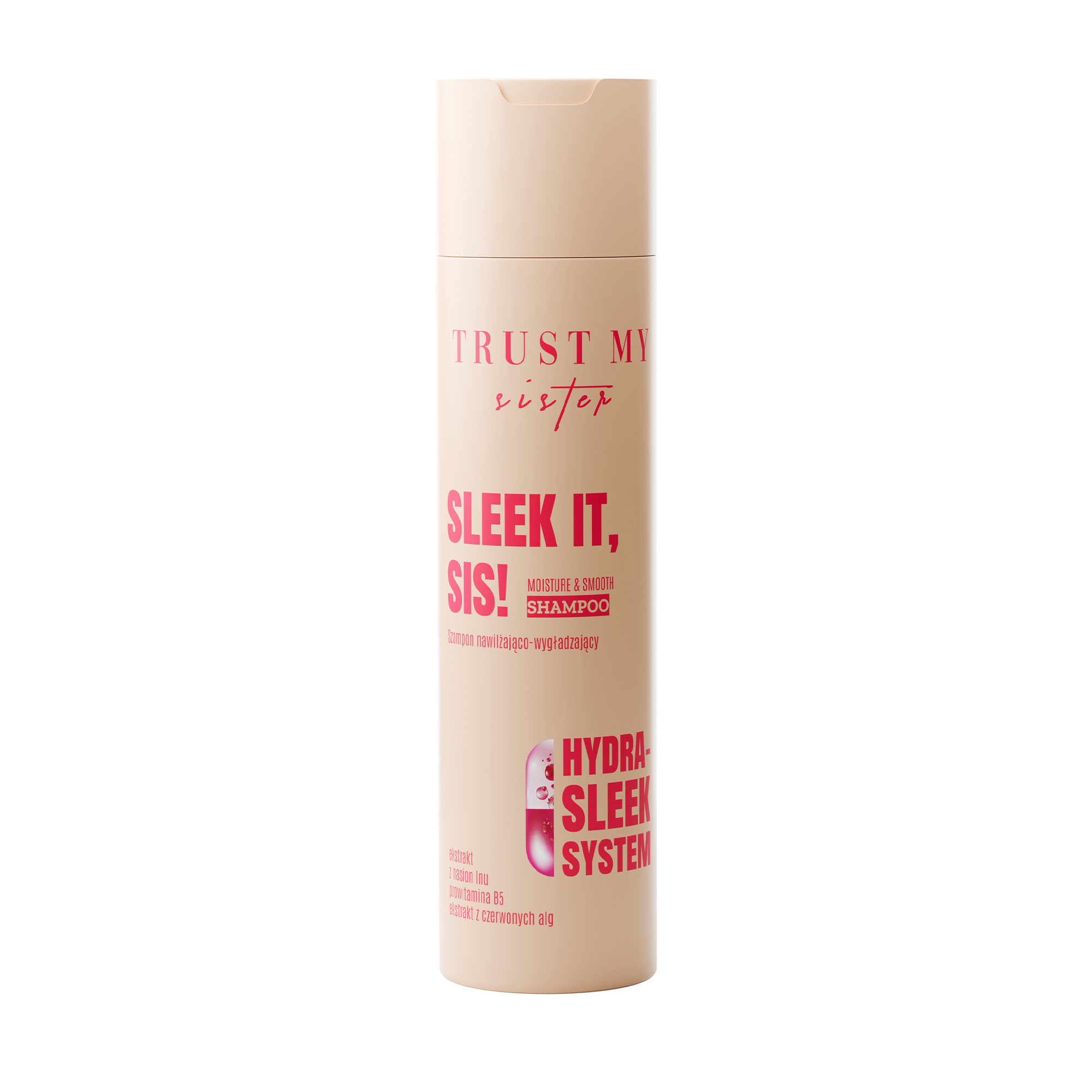 Trust my Sister Sleek it Moisture&Smooth Shampoo Szampon nawilżająco-wygładzający, 250 ml