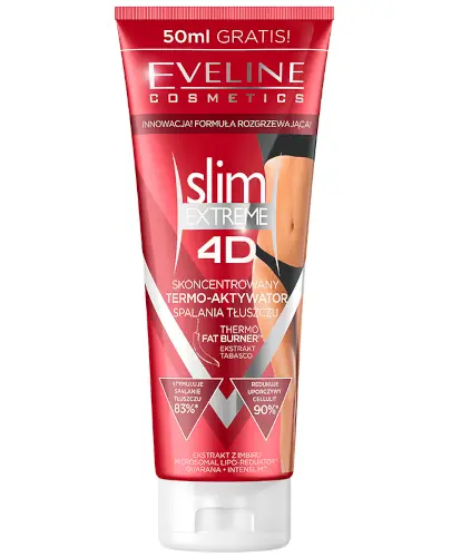 Eveline Slim Extreme 4D skoncentrowany termo-aktywator spalania tłuszczu 250 ml zdjęcie