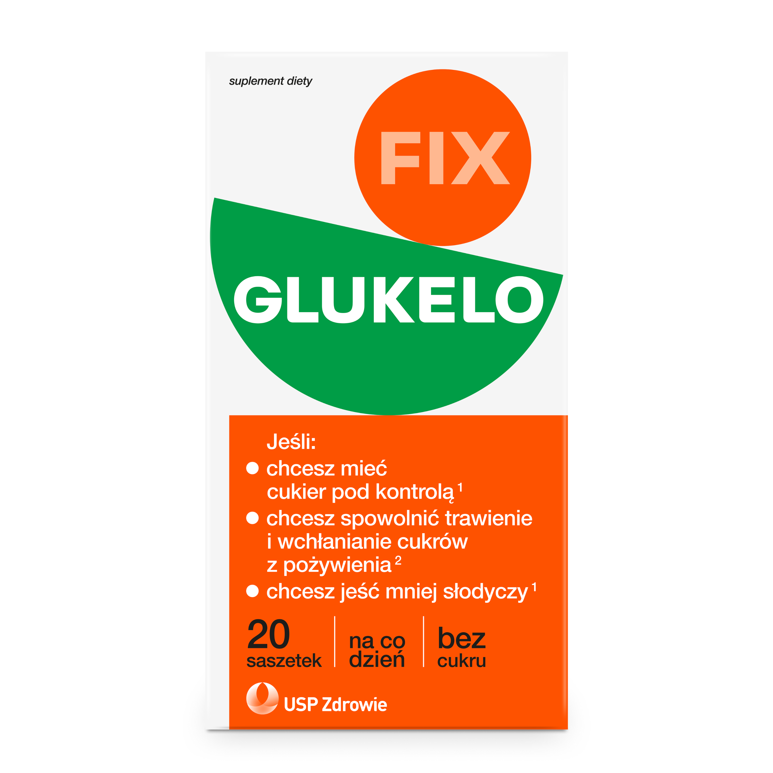 Glukelo Fix, saszetki, 20 sztuk 