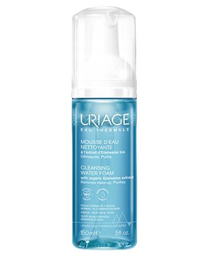 Uriage Oczyszczająca Pianka do twarzy z ekstraktem z organicznej Szarotki Alpejskiej, 150 ml, cena, opinie, właściwości zdjęcie