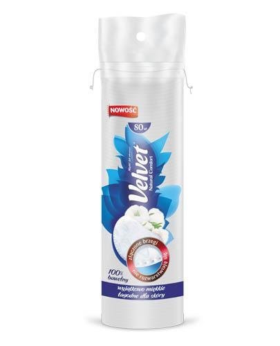 VELVET Płatki kosmetyczne - 80 szt., cena, opinie, wskazania zdjęcie