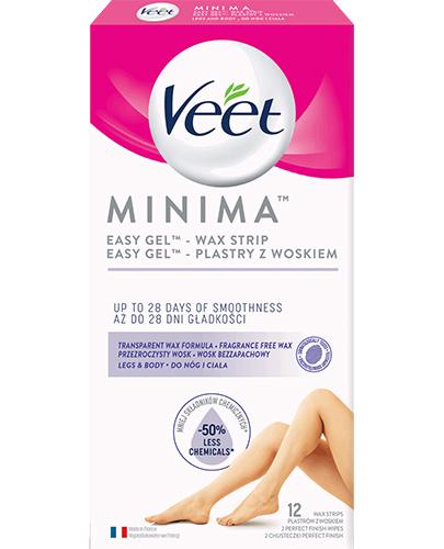 Veet Minima Plastry do depilacji z woskiem dla skóry wrażliwej - 12 szt. zdjęcie