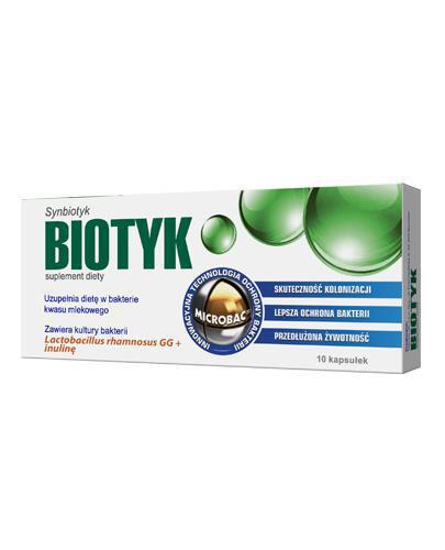 BIOTYK 400 mg - 10 kaps. zdjęcie
