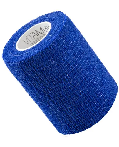Vitammy autoband elastyczny bandaż kohezyjny 7,5 cm x 4,5 m niebieski 1 sztuka zdjęcie