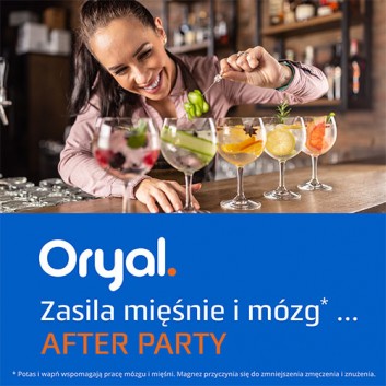 Oryal After Party smak pomarańczowy 18 tabletek musujących