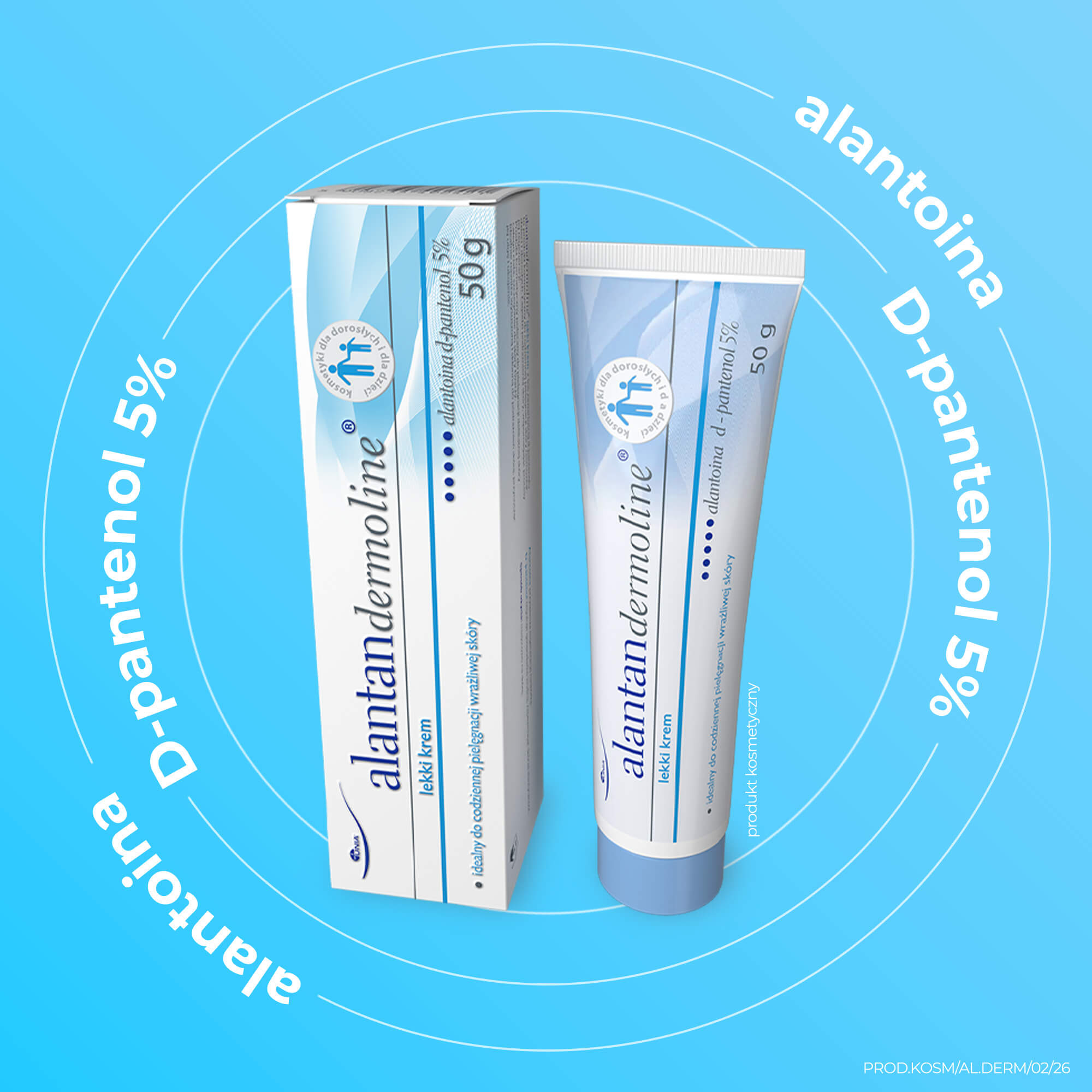 Alantandermoline, krem lekki 50 g