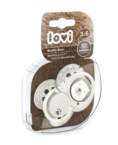 LOVI BUDDY BEAR Smoczek dynamiczny 3-6m 22/864 - 2 szt. zdjęcie