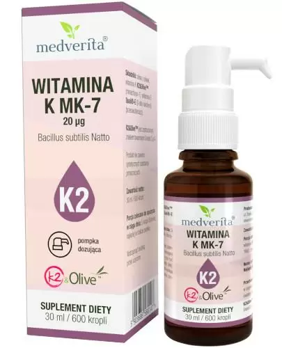 Medverita Witamina K2 MK-7 20 µg 30 ml zdjęcie