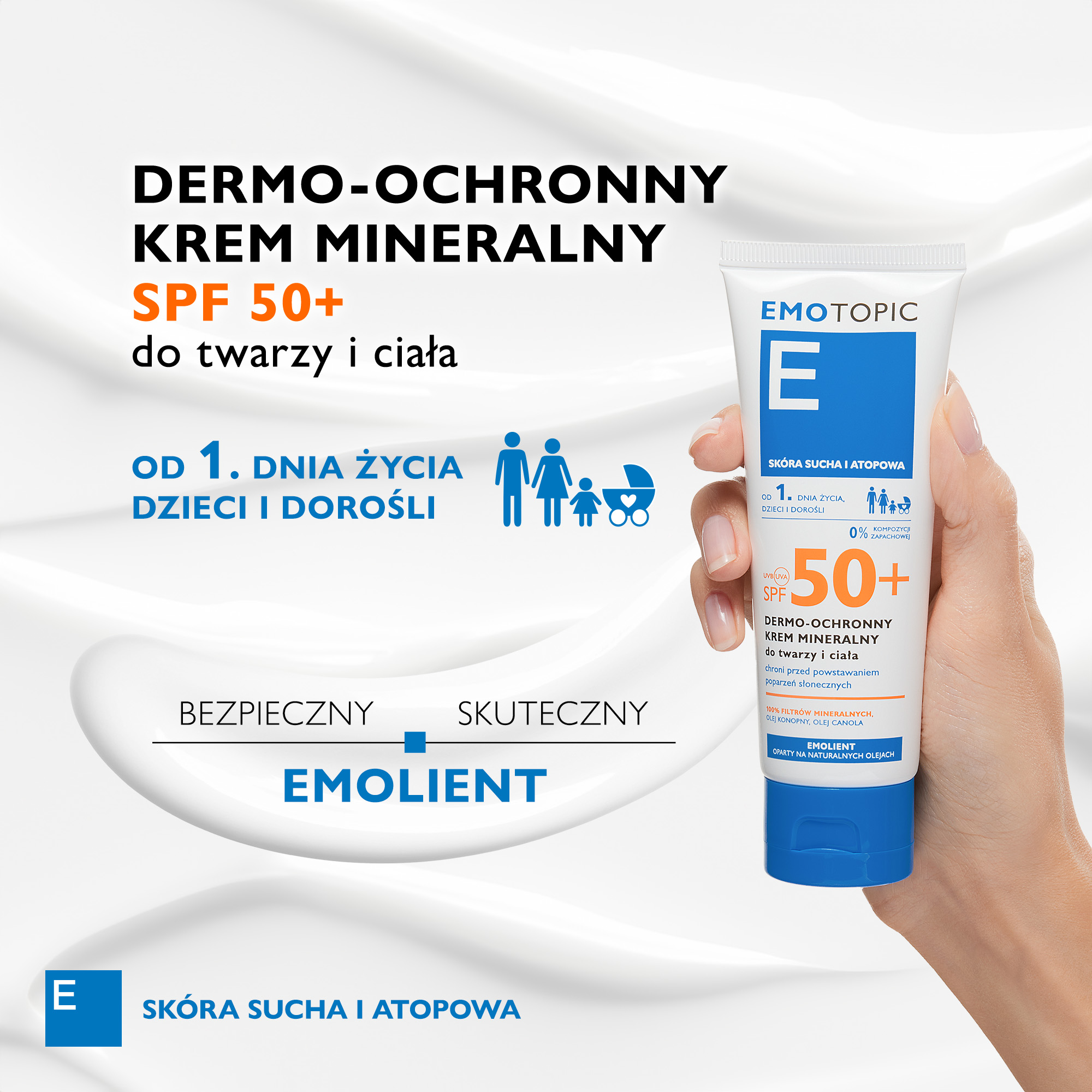 Pharmaceris Emotopic dermo-ochronny krem mineralny do ciała i twarzy SPF 50+ 75 ml