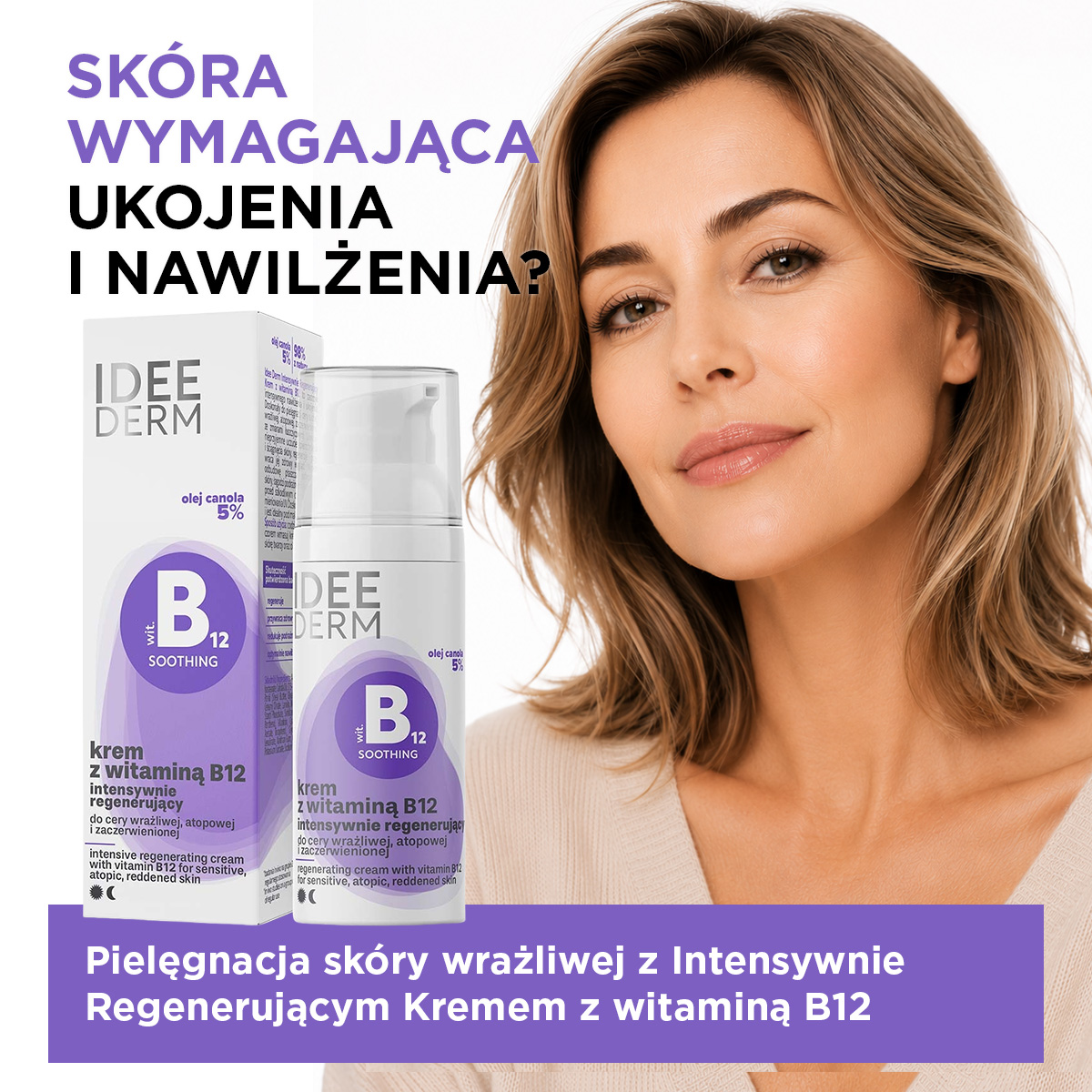 Idee Derm Krem z witaminą B12 intensywnie regenerujący 50 ml