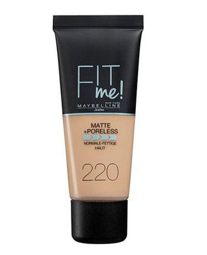 Maybelline Fit Me Podkład matujący 220 Natural Beige - 30 ml - cena, opinie, właściwości  zdjęcie