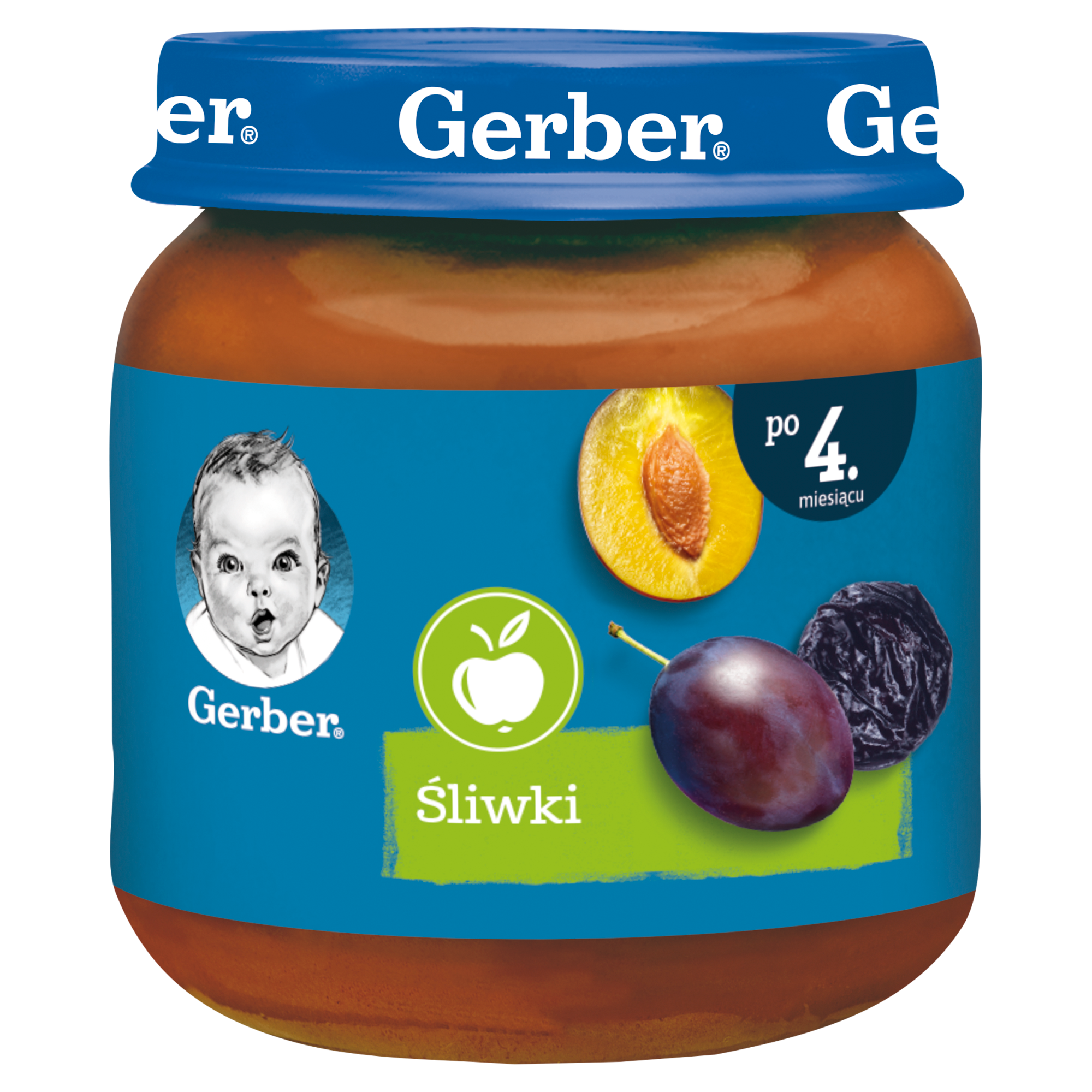 GERBER Deserek śliwki po 4 miesiącu - 125 g zdjęcie