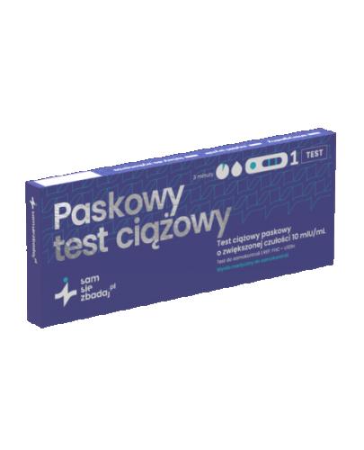 SamSięZbadaj.pl, Test ciążowy paskowy, 1 szt zdjęcie