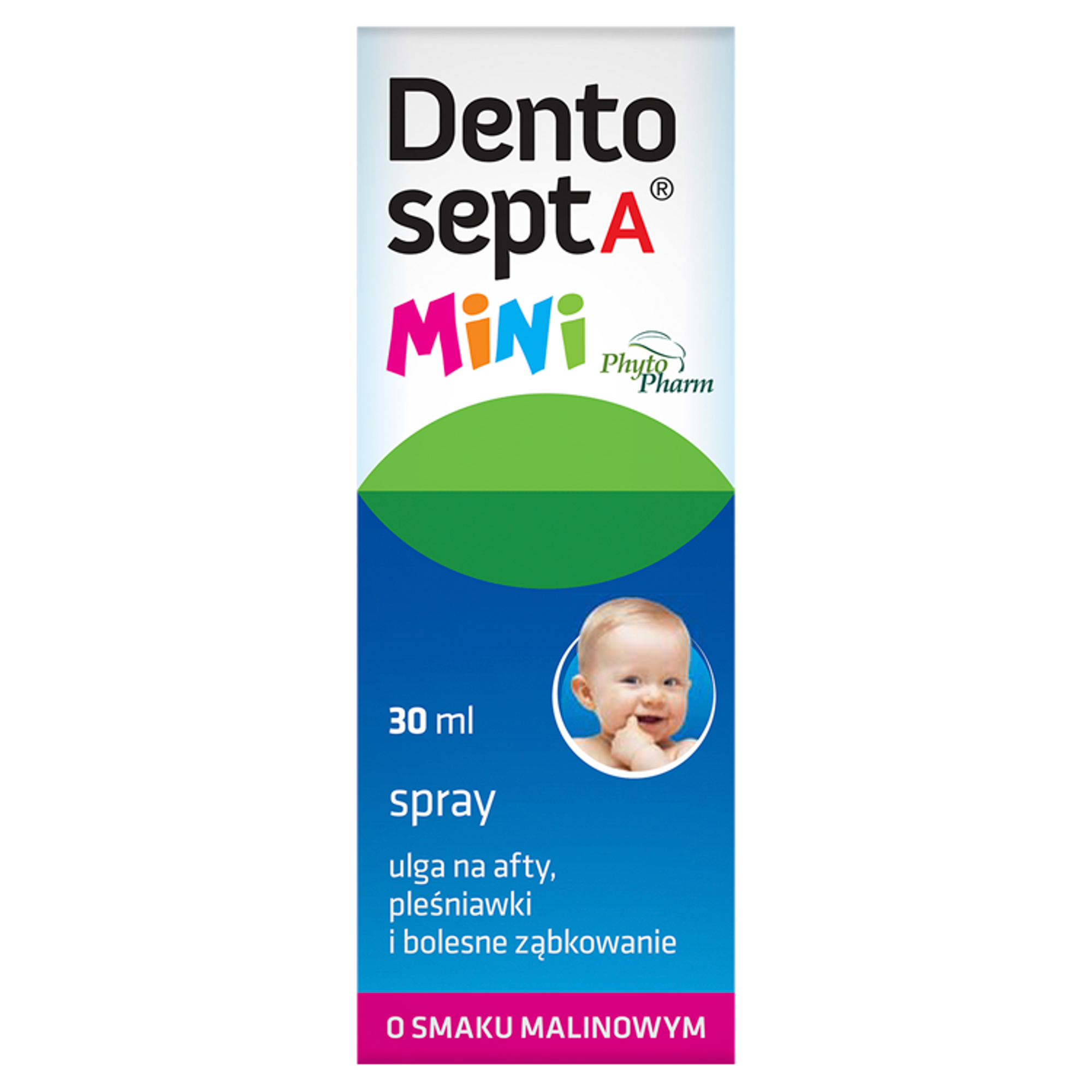 Dentosept A Mini spray ulga na afty pleśniawki i bolesne ząbkowanie 30 ml zdjęcie