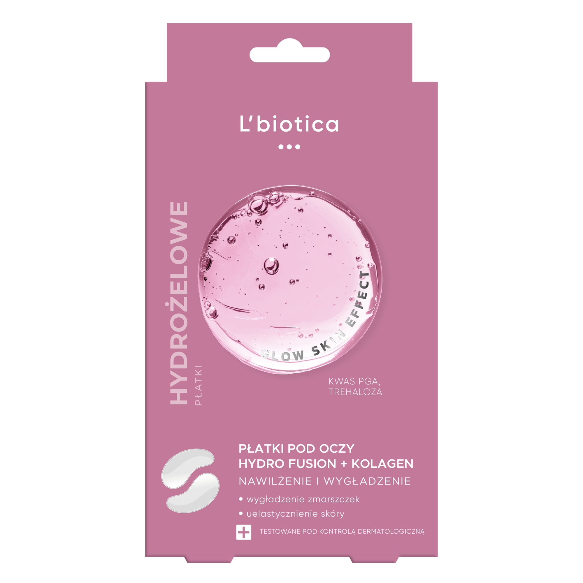 L'biotica, Hydrożelowe Płatki pod oczy z kolagenem, 1 para zdjęcie