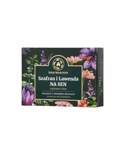 Herbal Monasterium Szafran i Lawenda na sen, 30 kapsułek zdjęcie