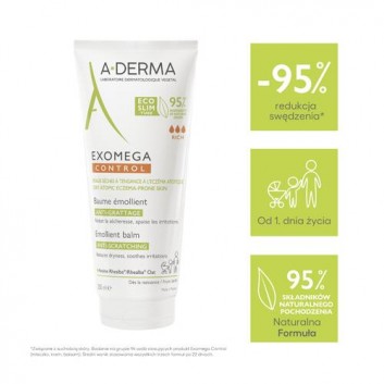 A-Derma Exomega Control balsam emolient przeciw drapaniu 200 ml
