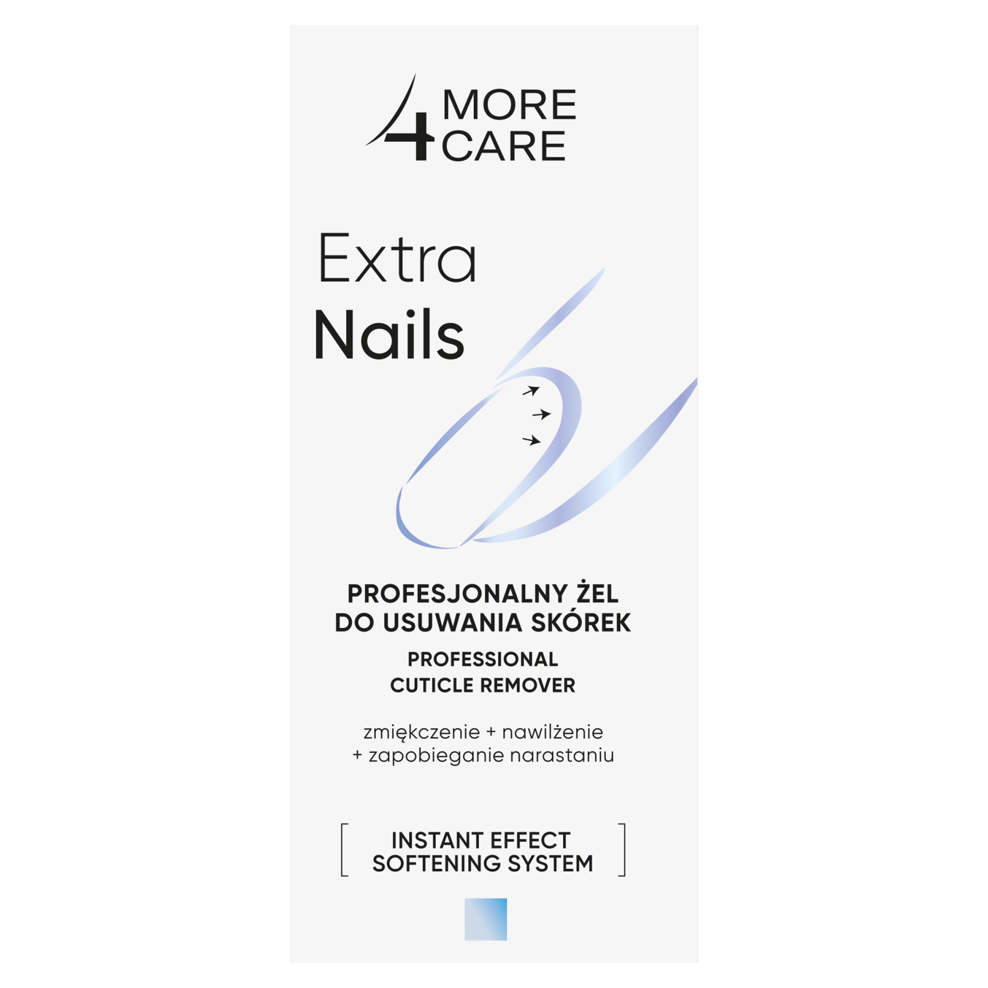 More4Care Extra Nails profesjonalny żel do usuwania skórek, 10 ml zdjęcie