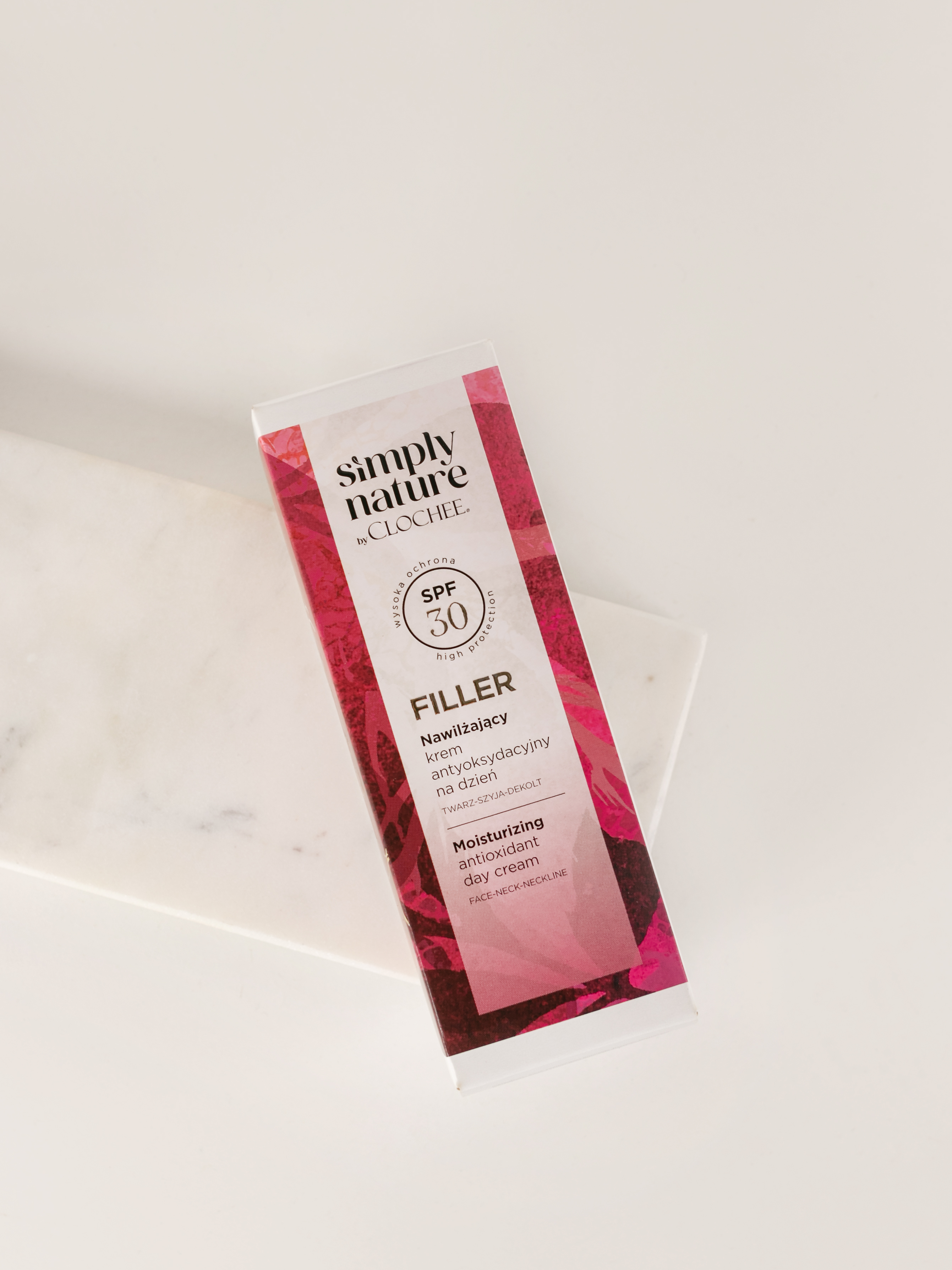 Clochee Simply Nature Filler  SPF 30 krem  na dzień, 50 ml