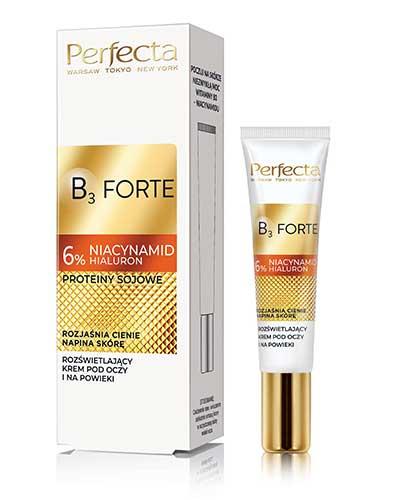 Perfecta B3 Forte Rozświetlający krem pod oczy i na powieki, 15 ml zdjęcie