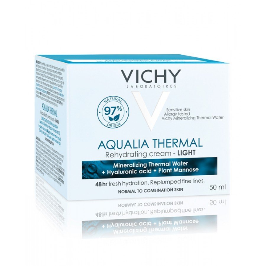 VICHY AQUALIA THERMAL Lekki krem nawilżający do skóry suchej i normalnej - 50 ml - cena, opinie, właściwości