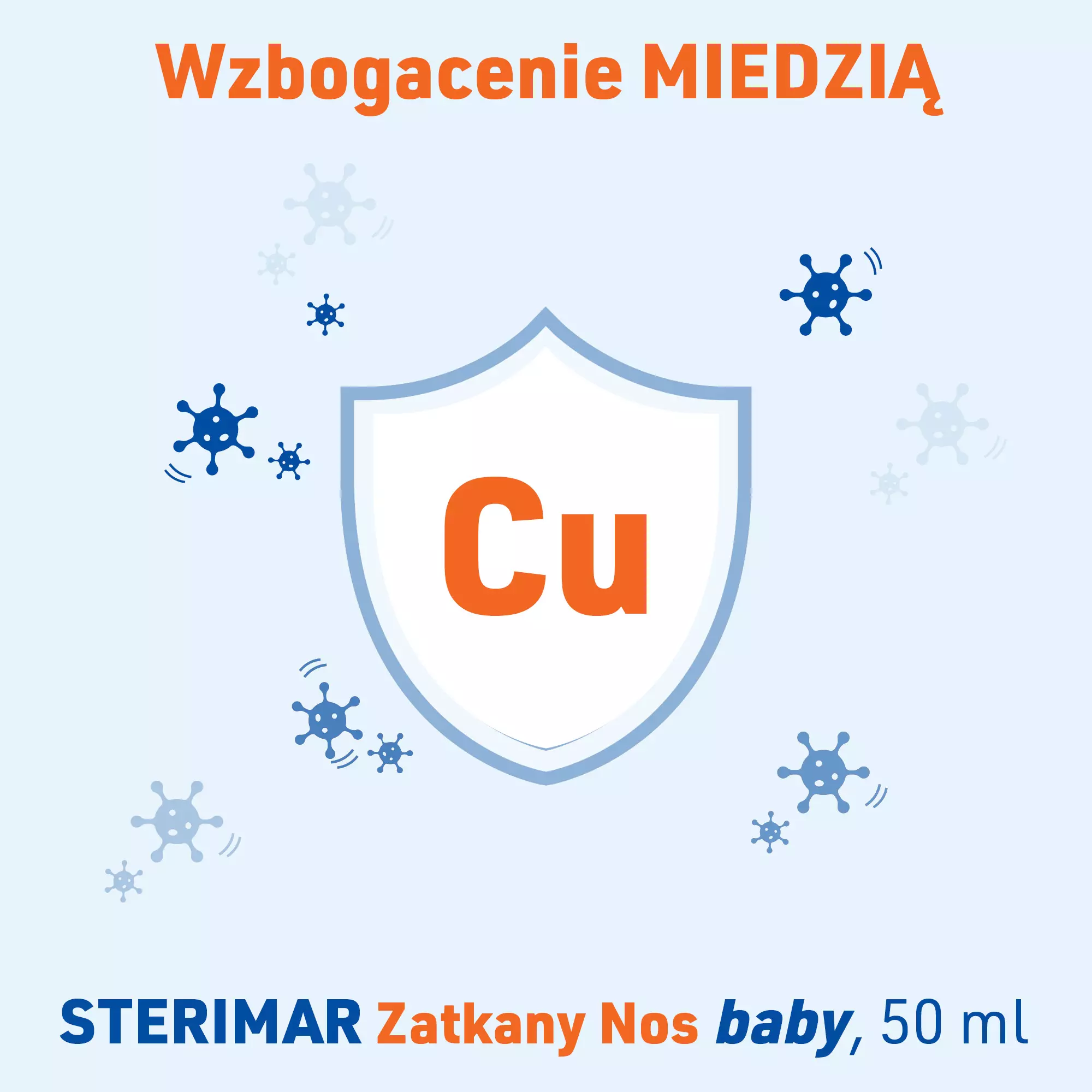 STERIMAR, Zatkany nos BABY, Hipertoniczny wzbogacony miedzią, 50 ml
