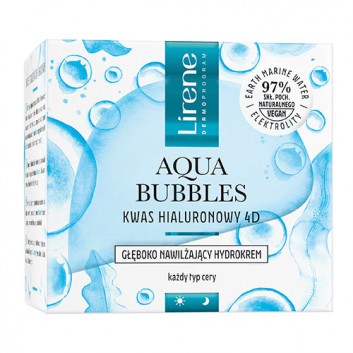 Lirene AQUA BUBBLES Głęboko nawilżający hydrokrem, 50 ml