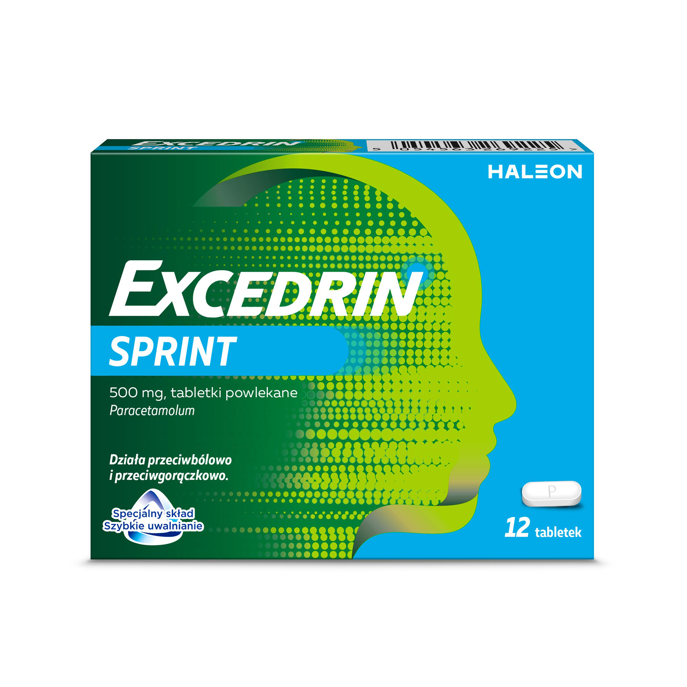 Excedrin Sprint, tabletki, 12 sztuk zdjęcie