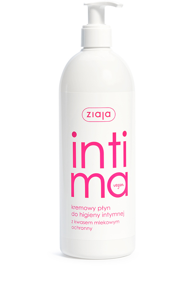 Ziaja Intima kremowy płyn do higieny intymnej z kwasem mlekowym 500 ml zdjęcie