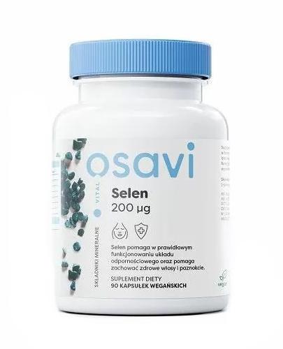 Selen 200 mcg, 90 vegan kaps., cena, wskazania, właściwości zdjęcie