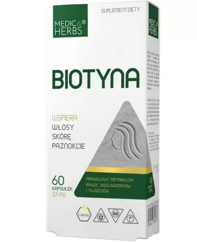 Medica Herbs Biotyna 60 kapsułek zdjęcie