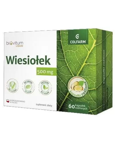 Colfarm Biovitum Liquid wiesiołek 60 kapsułek zdjęcie